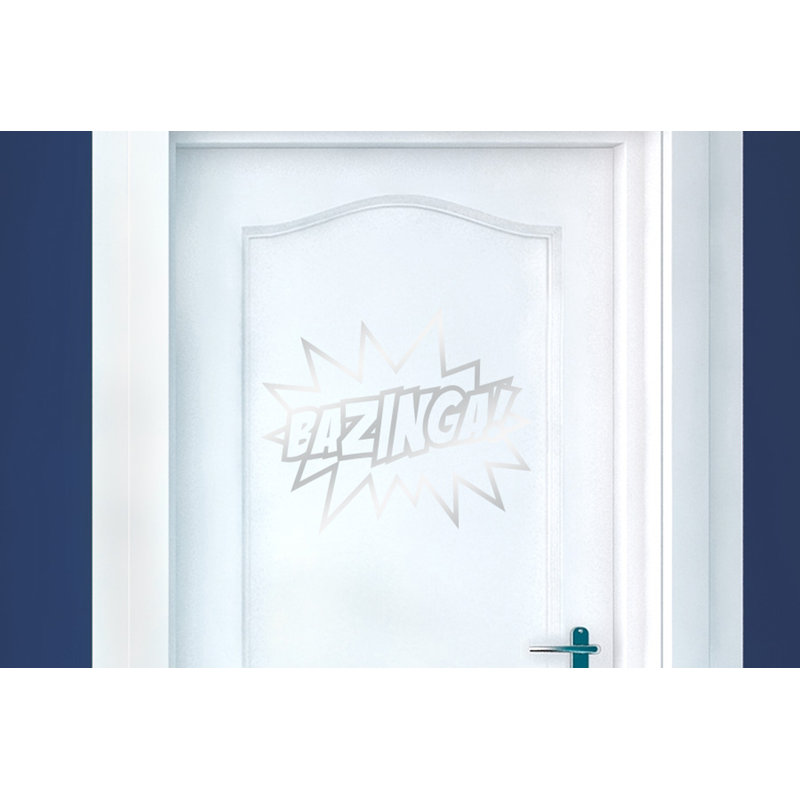 Wall Decal, Shiny Silver