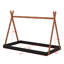 Lit simple avec structure triangulaire-1842619699
