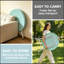 Table pliante ronde de 31,5 cm, idéale pour les cocktails, les bistrots et les fêtes en plein air (mariages, jardins, etc.). Facile à installer.-249477239
