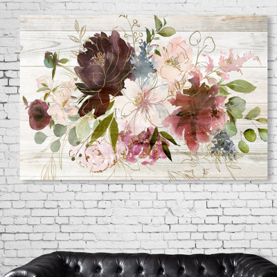 « automne floral », impression