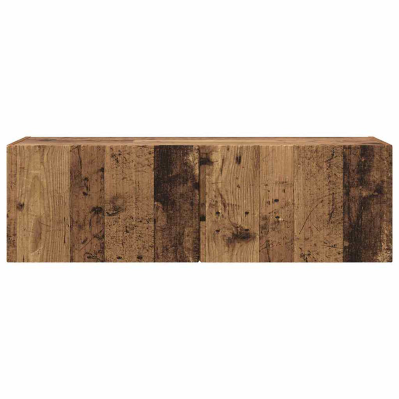 TV Stand, 29.5cm H x 98cm L x 31cm W, Old Wood