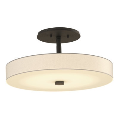 Plafonnier semi-encastré à DEL 1 lumière Disq