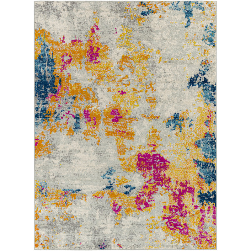 Falko Abstract Indoor Rug, Rectangle 5'3" x 7'3"