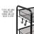 Authement 5-Tier Rolling File Cart