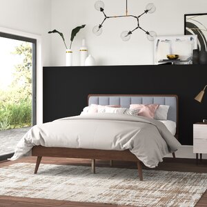 Mercury Row® Moorman Upholstered Platform Bed & Reviews | Wayfair