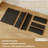 14'' * 18'' Recessed Medicine Cabinet Wall Niche Wood, 2-Tier Bathroom Wall Niche Insert for Drywall, In Wall Shelf Medicine Cabinets Replacement, for Living room, Bathroom Storage, Black-1876663318-1864966740