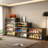 Glass Door Shoe Box Shoe Storage Cabinet For Sneakers With RGB Led Light-887369245