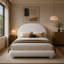 Lit plateforme en tissu bouclé Boucle-144651602-144651603