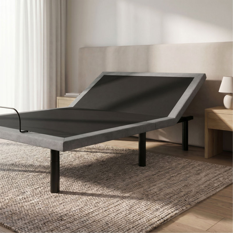 Très grande base de lit réglable avec réglages de la tête et des pieds, King