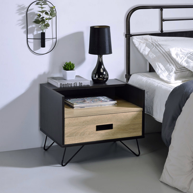 Bedroom Nightstand With 1-Drawer
