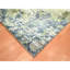 Tapis vert en laine noué à la main 8 pi 9 po x 12 pi à motif abstrait moderne en laine FFED1BBF7C954B44AF1477E3261CAB27