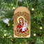 Inspirational Icon 5'' Handmade Wood Shatterproof Photo Ornament