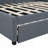 Full Size Upholstered Daybed With Trundle Sofa Bed Frame No Box Spring Needed, Linen Fabric(Gray)-304746991