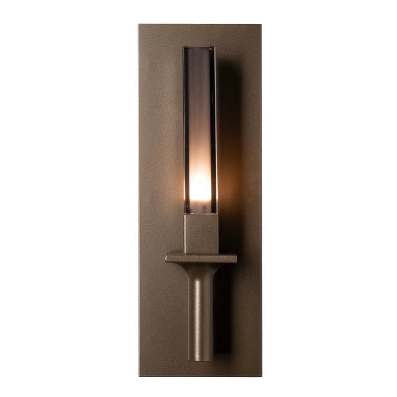 Windsor 1-Light Wall Sconce, Frosted Glass, Bronze
