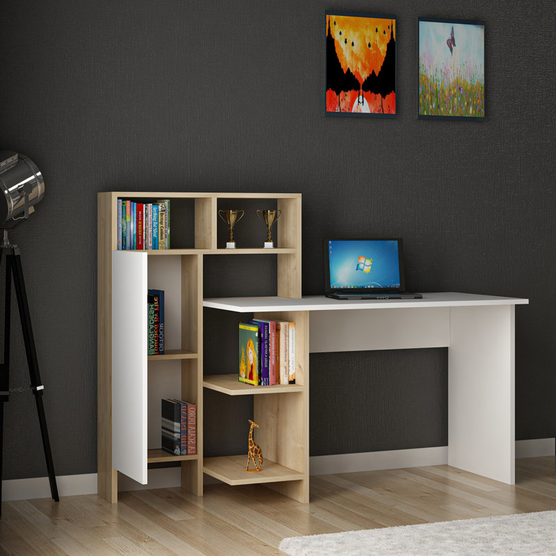 Buckwalter Desk, Oak/White
