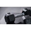 HOMCOM 2x5kg Rubber Hex Dumbbell Set Anti-Rolling Free Weights Dumbbells