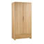 Bruner 2 Door Solid Wood Wardrobe