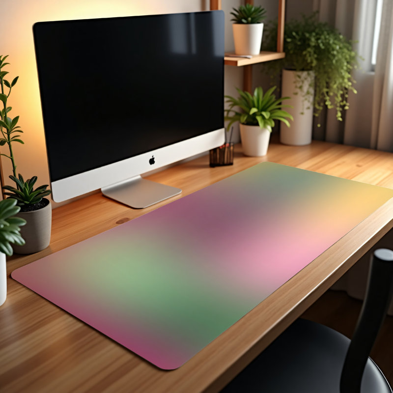 Polyester Desk Pad, 14.4x12.1