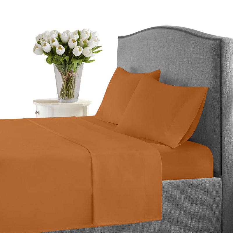 Monte Carlo Egyptian Cotton Sheet Set, White, Queen