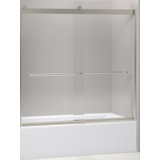 Levity 59.63" x 59.75" Bypass Bath Door with CleanCoat® Technology