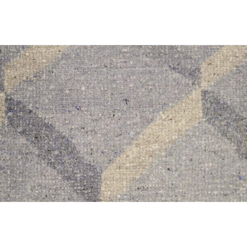 Geometric Area Rug in Gray