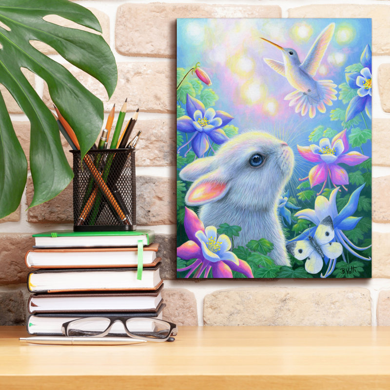 «Summer Splendor» par Bridget Voth, H 16 po x l 12 po x P 0,75 po