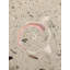 6" x 6" SeaStone Cement Cut Shell Scroll Fossil Bevel Edge Medallion Tile in Beige