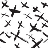 X Marks The Spot Peel & Stick Wallpaper Roll by Jamie Graney
