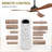 52'' Modern 3-ABS-Blade Downrod Ceiling Fan With Led Light And Remote, Reversible Dc Motor, Adjustable Color Temperature-1328407482
