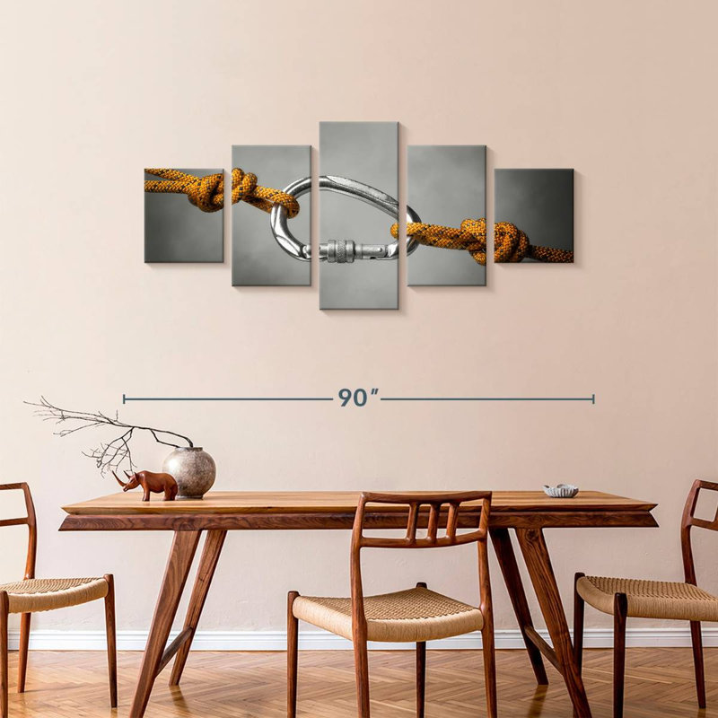 Carabiner Connection, 36" H x 80" W