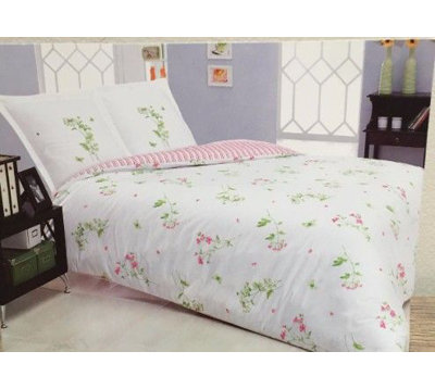 Dowling Cotton Floral Duvet Cover with Pillowcases Included