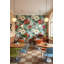 Papier peint floral, décoration murale élégante et rétro