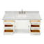 Ensemble de meuble-lavabo simple 61 po Alemanno-227282153-227282152-238165874