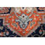 Tapis oriental en laine à teinture végétale Heriz Serapi noué à la main 10 x 14