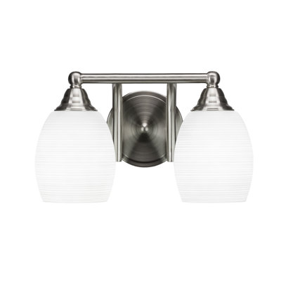 Barre d'éclairage de salle de bain 2 lumières Achen
