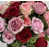 Rose, rouge et mauve