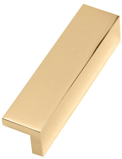 Tap Pull Finger Pull, 3.5", Polished Brass