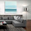 «Coastal Abstraction I» par Chris Paschke - Peinture sans cadre-99827849