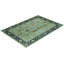 Tapis vert surteint de conception unique 6 pi 2 po x 8 pi 10 po