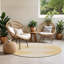Marion Indoor & Outdoor Boho Saffron Grey Rug-786853616