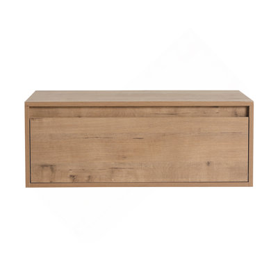 Armoire de salle de bain 30 po, tiroir à fermeture en douceur, montage flottant (meuble-lavabo seulement, sans lavabo)