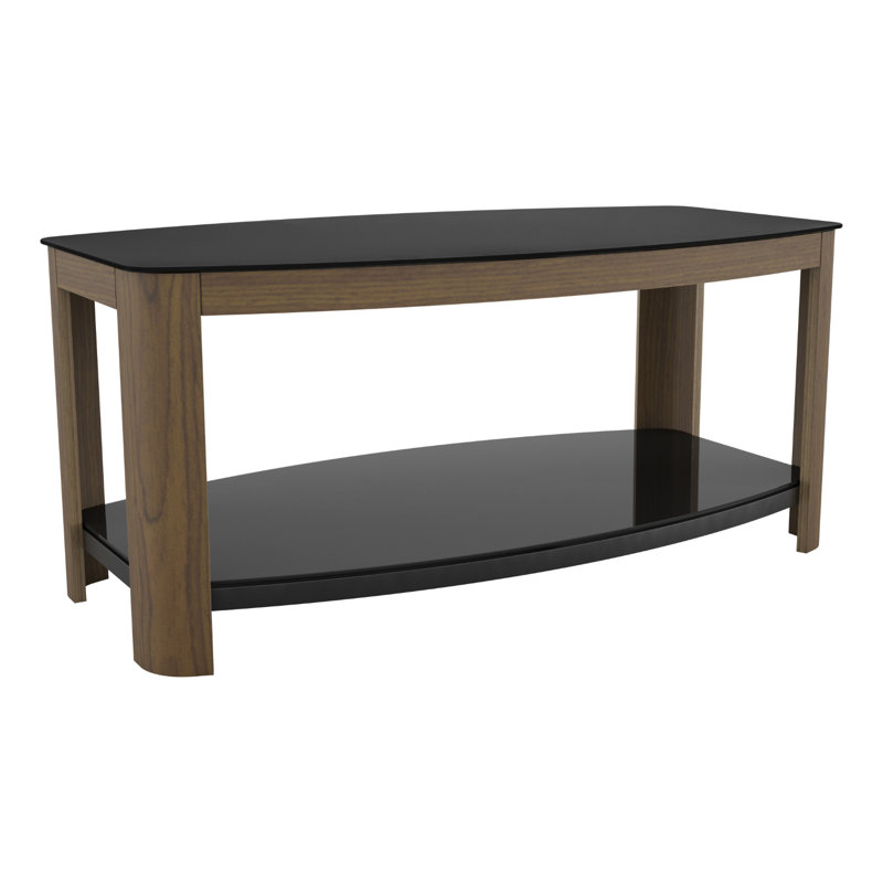Bain Four Leg Coffee Table with Storage, Walnut