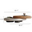 Table basse en bois Alyson Modern Farmhouse