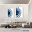 «Blue Amethyst Crystal», reproduction sur toile-484684246