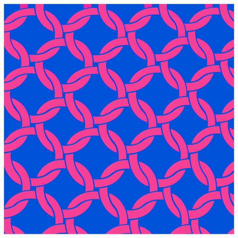Coussins décoratifs à double face rose et bleu, 20 x 20 inches