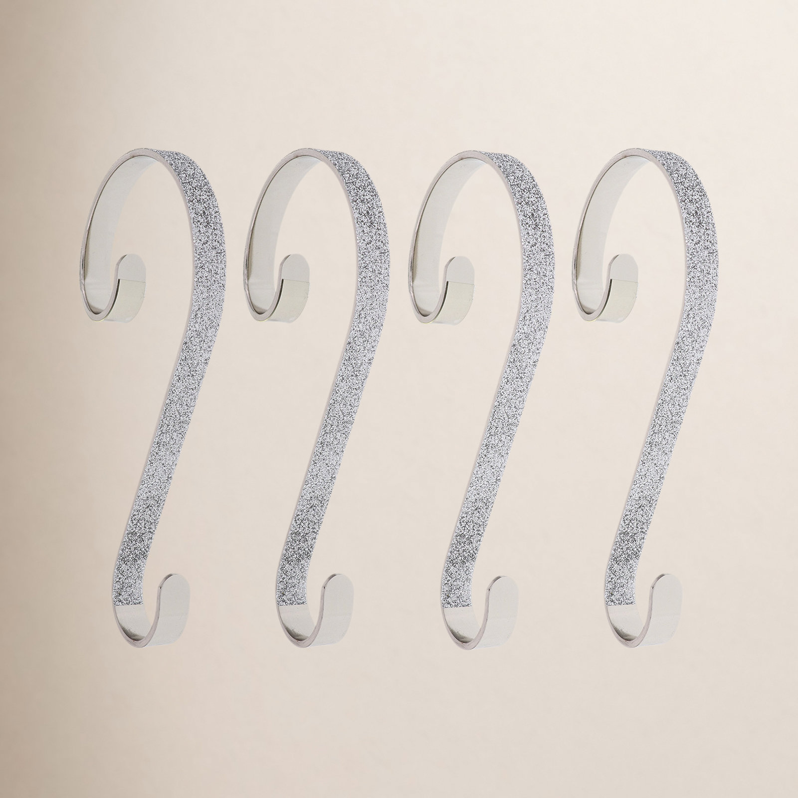 Stocking Holder, Silver Glitter