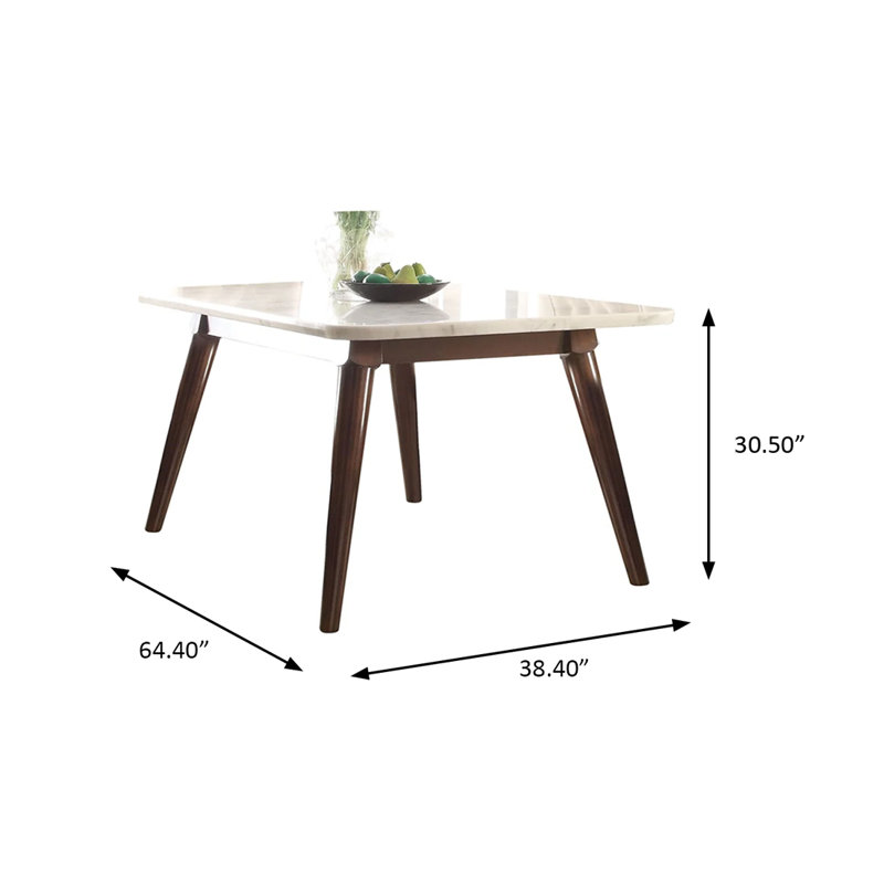 with Solid Wood Base Dining Table