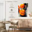 Roses orange vif-108503423