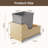 Soft Close Single Pull Out Trash Can