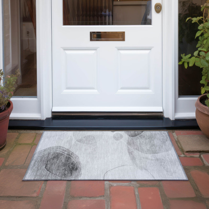 Tapis intérieur / extérieur Jabdiel, Rectangle 1 pi 8 po x 2 pi 6 po